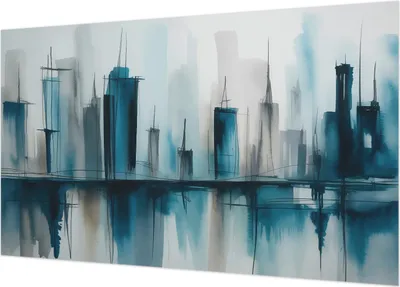 Produktbild von Selbstklebende Fototapete - Wandbilder für Wohnzimmer - 416x254 - Dekorative Wandfolie - Modernes Design für Wanddekoration - Tapeten für Innenräume - Stadtlandschaften