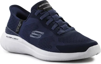 Produktbild von Skechers Sneaker Bounder 2.0 Emerged, Marine, 43 EU, Herren, Vegan, Mesh, Slip-On, Waschmaschinen-Eignung, Heel Pillow