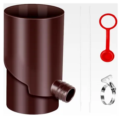 Produktbild von Regenwassersammler mit Teleskopschlauch für 100mm Fallrohre, frostsicher
