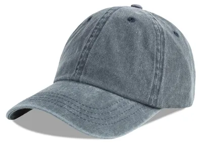 Immagine prodotto di Cappello da baseball, 100% cotone, regolabile, blu-grigio, taglia L