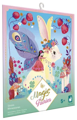 Produktbild von Janod Magic Fairies - Kreatives Strass-Sticker-Set für Kinder ab 5 Jahren