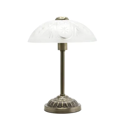 Obrázok produktu pre Klasická stolová lampa so skleneným tienidlom hnedá E14 Annabella 8634 Rabalux
