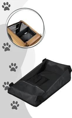 Produktbild von Croozer Dog Packfach für Hundeanhänger 42x40 cm, bis 4 kg, flexibel, mit Netztasche