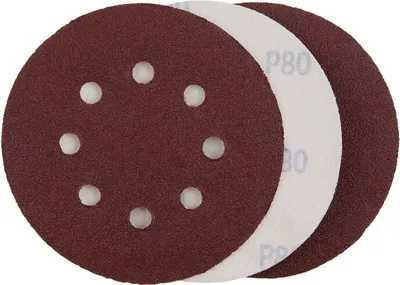 Zdjęcie produktu dla Papier ścierny Levior SZ P80/125 3szt 8 otworów
