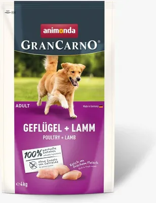 Obrázok produktu pre Animonda GranCarno 4kg Adult Geflügel & Lamm