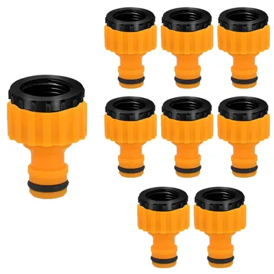 Obrázok produktu pre 8 kusov plastových záhradných konektorov, 1/2 palca, 3/4 palca, 2-v-1