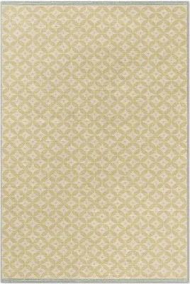 Produktbild von Orientalisches Muster Stoffimitat – Vinylteppich – 140x210 cm – Indoor Teppich – Flur – Pflegeleicht – Modern