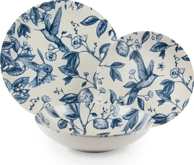 Immagine prodotto di Set di stoviglie Excelsa 12 pezzi Colibri in Vetroceramica colorata