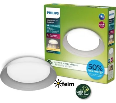 Produktbild von Philips Deckenleuchte, LED, 1850 lm, IP20, Transparent