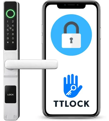 Obrázok produktu pre Elektronická kľučka A209 50/72 TTLock, strieborná