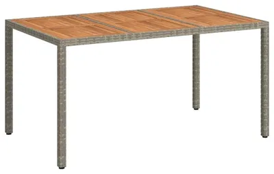 Obrázok produktu pre Rozťahovací záhradný stôl z polyratanu, 150 x 90 cm
