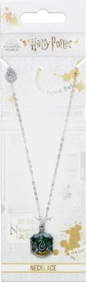 Image de Carat Shop, The Harry Potter Collier & Pendentif Serpentard (argenté)