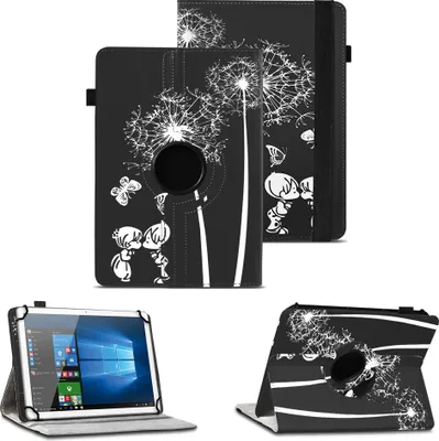 Produktbild von Tablet Hülle für XGODY Tab M10 10,1 Zoll 360° Drehbar Case Cover Stand SchutzFarben:Motiv 12