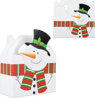 Produktbild von Weihnachtsgeschenkbox Geschenk 16 Schneemann