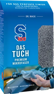 Produktbild von S100 DAS TUCH - Premium Mikrofaser für Motorradpflege, 100% kratzfrei