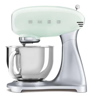 Produktbild von SMEG Küchenmaschine,Knetmaschine Rührmaschine mit Knethaken, 800,00 W, 4,80 l Schüssel, Edelstahl Schüssel, 6 Stufen Bedienfreundlich Mischen Schlagen