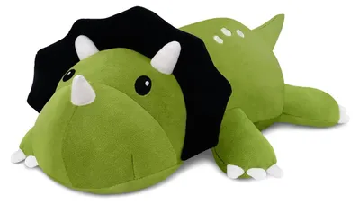 Produktbild von Plüsch-Triceratops zum Wiegen – 35 cm