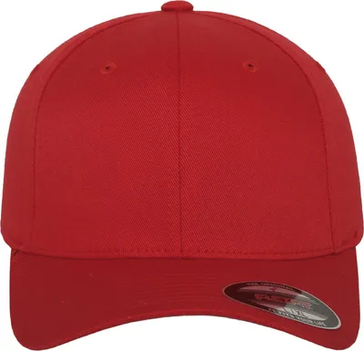 Produktbild von Urban Classics Flexfit Wooly Combed Cap Herren Basecap Einfarbig, Größe: L/Xl; Farbe: Red