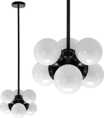 Produktbild von tooLight Pendellampe App904-6Cp Loft 6-Lichtquelle E27 35X35X132Cm