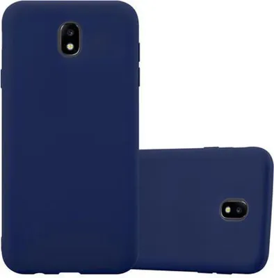 Produktbild von Cadorabo Hülle für Samsung Galaxy J5 2017 Schutzhülle in Blau Handyhülle TPU Silikon Etui Case Cover