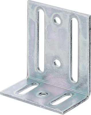 Produktbild von GAH-Alberts Verstellwinkel, Stahl, Winkelhalterung, Stahl, Galvanisch verzinkte Beschichtung, 7 mm, 25 Stück(e)