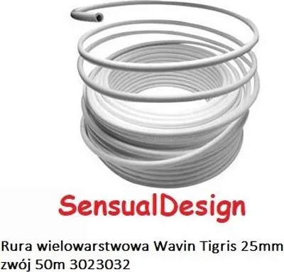 Obrázek produktu pro Wavin Tigris 25 mm vícevrstvá kompozitní trubka - 50 m role 3023032
