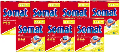 Produktbild von Somat All in 1 Spülmaschinen Tabs 7x57 Geschirrspül Tabs XXL Pack Spülmaschine