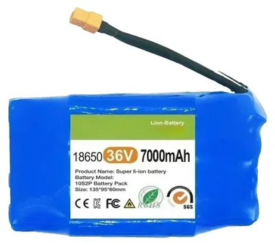 Produktbild von Wiederaufladbare Lithium-Ionen-Batterie, 12000mAh Kapazität, 36V Spannung, 7000mAh