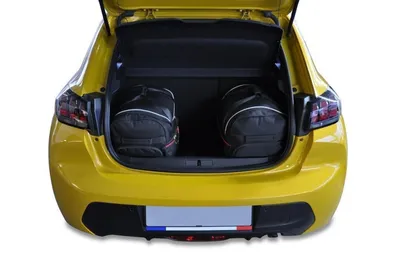 Produktbild von Peugeot 208 Hatchback 2019+ Kofferraumtaschen Set 3 Stk