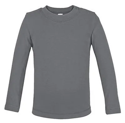Productafbeelding van Link Kids Wear - "Bio" T-shirt voor baby, lang袖, model LT4751 (68) (Grijze melange)