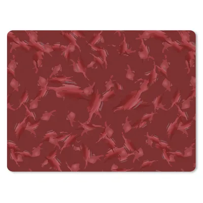 Produktbild von MuchoWow® Mauspad Mousepad Muster - Rot - Camouflage 23x19 cm - Mousepads - Maus Mat - Pad - Mausunterlage - Schreibtischunterlage - Mauspad
