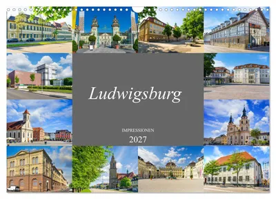 Produktbild von Ludwigsburg Impressionen (Wandkalender 2027 DIN A3 quer), CALVENDO Monatskalender