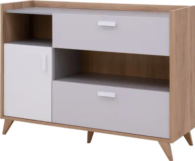 Produktbild von Furniture24 Kommode Mood 05 Sideboard Schubladenschrank mit tür und 2 Schubladen