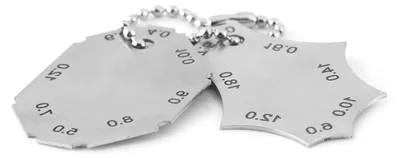 Productafbeelding van Hoeklasmeter - Laskeelmeter Dieptemeter - Lassen Inspecteren - Tweedelige Combinatiemeter - mm - Zilver