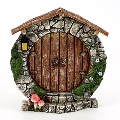 Produktbild von Miniatur Garten Dekoration Runde Tür - Terrarium Zubehör