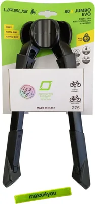 Produktbild von Fahrrad Doppelständer Ursus "Jumbo Evo" für 26 Zoll - Schwarz inkl. maxxi4you Reflexband