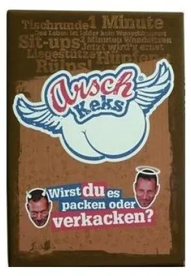 Imagen del producto de Arschkeks (Edición alemana) – Juego de mesa – Nürnberger Spielkarten – 3-6 jugadores – 18+