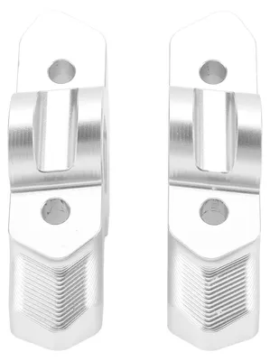 Zdjęcie produktu dla Podwyższenie kierownicy z anodowanego aluminium – poprawia komfort jazdy, zwiększa wysokość o 1,5 cala, profesjonalne rozwiązanie do modelu R1300GS, kolor srebrny