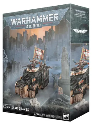 Immagine prodotto di Warhammer 40.000 Astra Militarum Commissario Graves