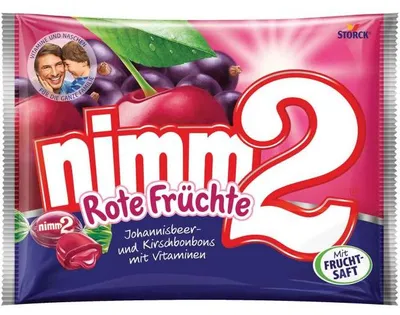 Image de nimm2® 361124 nimm2® Rote Früchte Bonbons 429,0 g