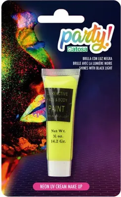 Image de Atosa Néon Brille Dans l'Obscurité Uv Maquillage Transparent Transparent One Size