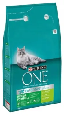 Produktbild von PURINA ONE INDOOR FORMULA Katzenfutter mit Truthahn, 9,75 kg