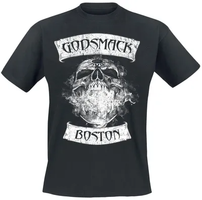 Produktbild von Godsmack T-Shirt Herren Burning Skull schwarz XL