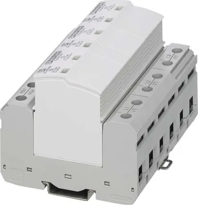 Immagine prodotto di Phoenix Contact 2905469 Combinazione di scaricatori di corrente e sovratensione tipo 1+2/ FLT-SEC-T1+T2-3C-350/25-FM IP20 (2905469)