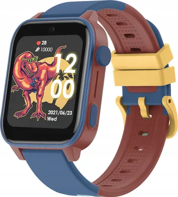 Produktbild von Bemi Linki2 4G LTE GPS LBS Smartwatch für Kinder, Herzfrequenzmessung, Thermometer, Blau