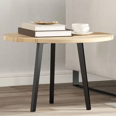 Produktbild von 2024 Möbel Tischplatte Rund Ø60x2 cm Massivholz Akazie Tischplatten 7111342