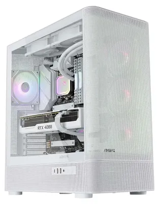 Produktbild von ABYSM Danube Sava H500 II Air, Midi Tower, PC, Weiß, ATX, ITX, micro ATX, SPCC, Gehärtetes Glas, Gaming