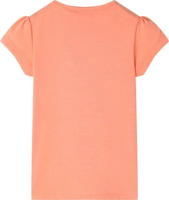 Immagine prodotto di vidaXL Maglietta per bambini arancione neon 128