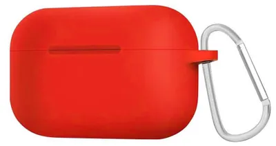 Produktbild von Blueo - Liquid-Silikon-Schutzhülle für AirPods Pro 1 - rot