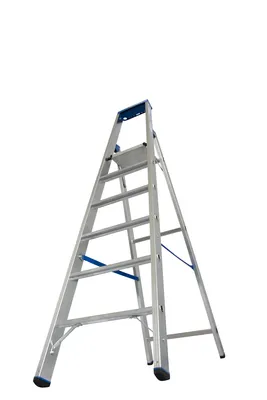 Produktbild von STABILO Stufen-StehLeiter, 1x6 Stufen, 124531